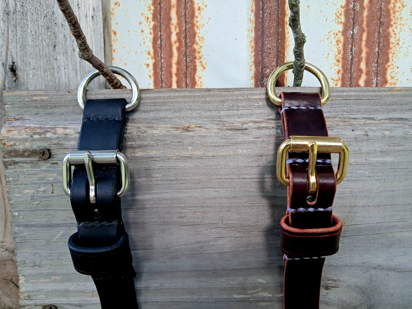 Harness Leather Pet Collar